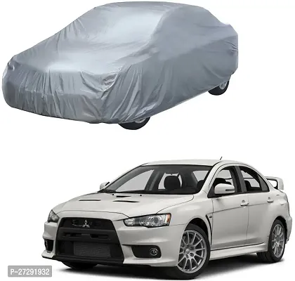 Classic Car Cover For Mitsubishi Lancer ,Without Mirror Pockets ,Silver-thumb0