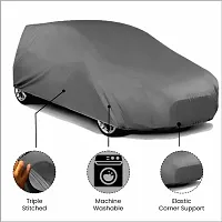 Stylish Car Cover For Toyota Urban Cruiser With Mirror Pockets Grey-thumb2