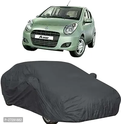 Classic Car Cover For Maruti Suzuki A-Star ,With Mirror Pockets ,Grey-thumb0