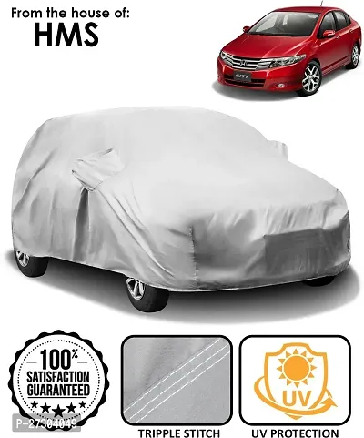 Hms Car Cover For Honda City (With Mirror Pockets) (Silver)