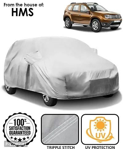 Designer Car Cover With Mirror Pockets For Renault Duster-thumb0
