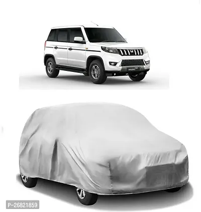 Car Cover For Mahindra Bolero Neo With Mirror Pockets-thumb0