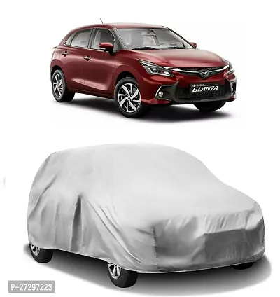 Autoretail Car Cover For Toyota Glanza (Without Mirror Pockets) (Silver)