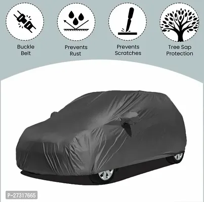 Stylish Car Cover For Toyota Urban Cruiser With Mirror Pockets Grey-thumb2
