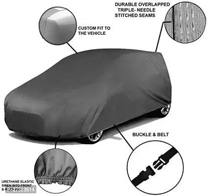 Designer Car Cover without Mirror Pockets For Universal For Car, Ford Fiesta, Verna, Lancer, Vento, Amaze, Dzire, SX4-thumb4