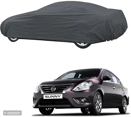 Autoretail Car Cover For Nissan Sunny (Without Mirror Pockets) (Grey)