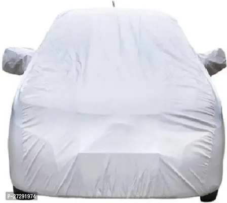 Classic Car Cover For Mahindra Tuv300 ,With Mirror Pockets ,Silver-thumb2