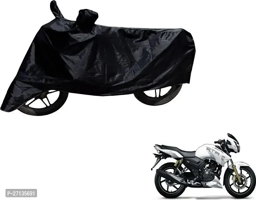 Two Wheeler Cover For Tvs (Apache Rtr 180, Black)