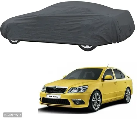 Autoretail Car Cover For Skoda Laura (Without Mirror Pockets) (Grey)