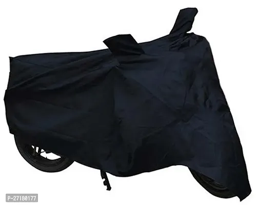 Water Repellent Two Wheeler Bike Cover for Universal For Bike Black-thumb0