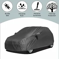 Hms Car Cover For Maruti Suzuki Xl6 (With Mirror Pockets) (Grey)-thumb1