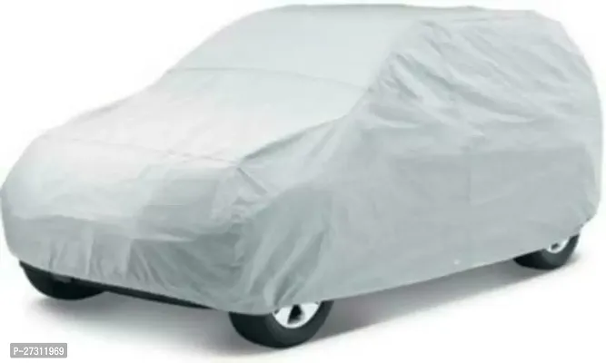 Stylish Car Cover For Fiat Punto - Without Mirror Pockets - Silver-thumb2