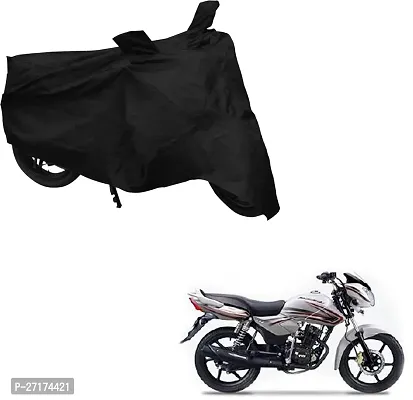 Designer Two Wheeler Cover For Tvs (Pheonix, Black)-thumb0