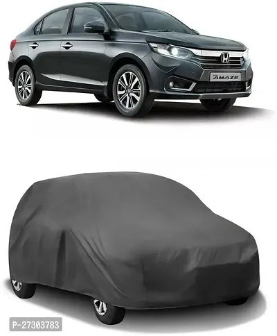 Hms Car Cover For Honda Amaze (Without Mirror Pockets) (Grey)