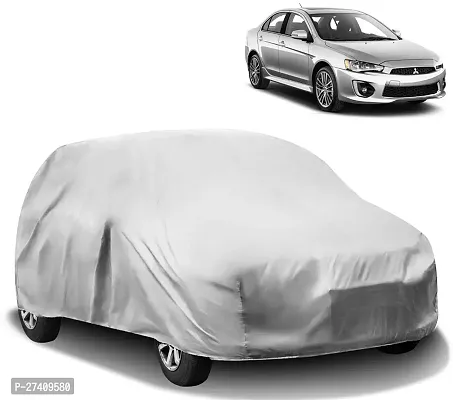 Stylish Car Cover For Mitsubishi Lancer - Without Mirror Pockets - Silver-thumb0