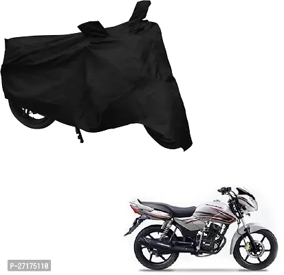 Deeshika Two Wheeler Cover For Tvs (Pheonix, Black)-thumb0