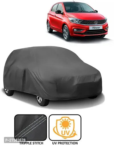 Hms Car Cover For Tata Tiago (Without Mirror Pockets) (Grey)