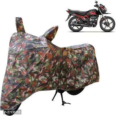 Two Wheeler Cover For Hero (Passion Pro Tr, Multicolor)