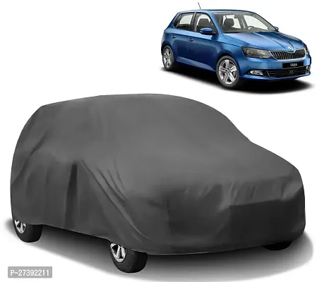 Hms Car Cover For Skoda Fabia (Without Mirror Pockets) (Grey)