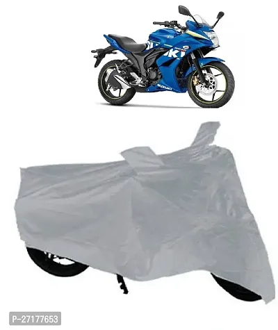 Classic Two Wheeler Cover For Suzuki Gixxer Sf, Silver-thumb0