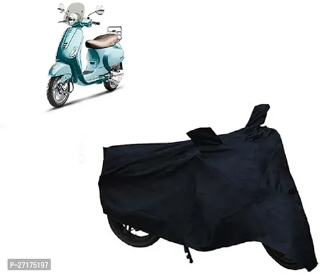 Smart Two Wheeler Cover For Piaggio (Black)