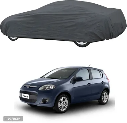 Hms Car Cover For Fiat Palio (Without Mirror Pockets) (Grey, For 2008, 2009, 2006, 2007, 2013, 2005, 2014, 2015, 2012, 2011, 2010, 2016, 2017 Models)