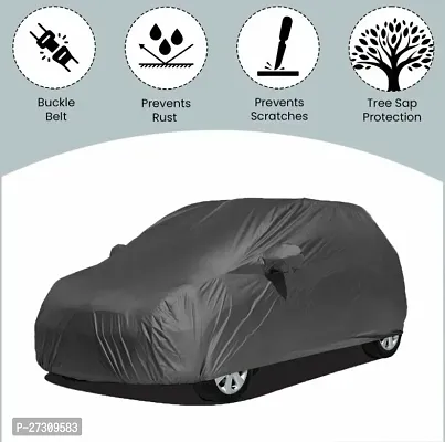 Designer Car Cover With Mirror Pockets For Kia Sonet-thumb2