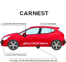 Hms Car Cover For Mg Hector Plus (Without Mirror Pockets) (Grey)-thumb4