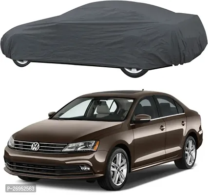 Autoretail Car Cover For Volkswagen Jetta (Without Mirror Pockets) (Grey)