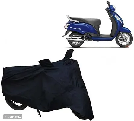 Autoretail Two Wheeler Cover For Suzuki (Access, Black)