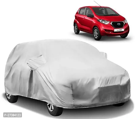 Hms Car Cover For Datsun Redi-Go (With Mirror Pockets) (Silver)