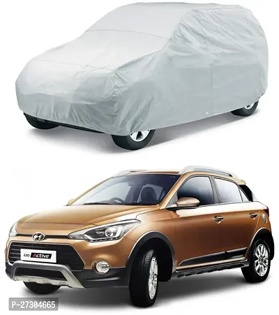 Hms Car Cover For Mahindra Bolero (Without Mirror Pockets) (Silver, For 2015, 2016, 2017, 2018 Models)-thumb0