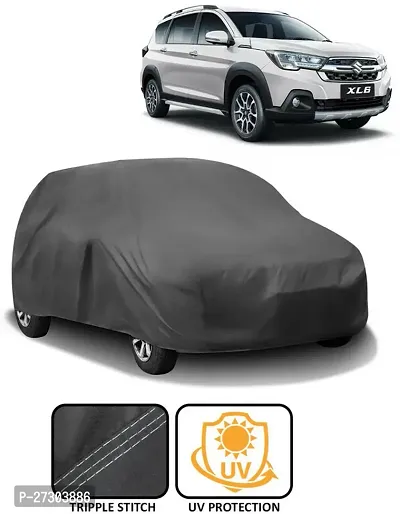 Hms Car Cover For Maruti Suzuki Xl6 (Without Mirror Pockets) (Grey)