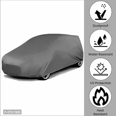 Stylish Car Cover For Toyota Urban Cruiser With Mirror Pockets Grey-thumb4