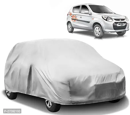 Hms Car Cover For Maruti Alto 800 (Without Mirror Pockets) (Silver)