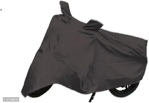 Water Repellent Two Wheeler Cover for Suzuki Hayate Black-thumb0