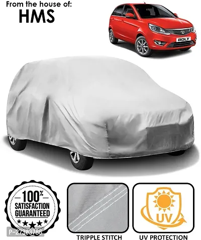 Hms Car Cover For Tata Bolt (Without Mirror Pockets) (Silver)