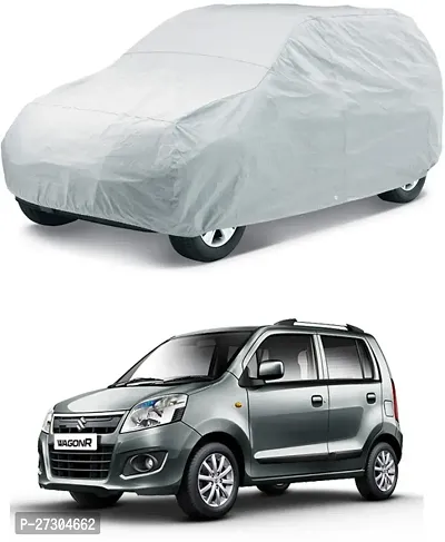 Hms Car Cover For Hyundai I20 Active (Without Mirror Pockets) (Silver, For 2015, 2016, 2017, 2018 Models)