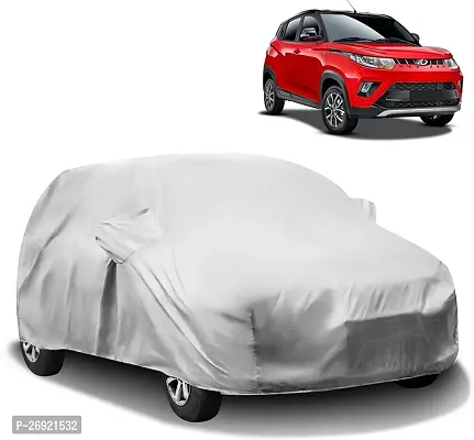 Classic Car Cover For Mahindra KUV100 with Mirror Pockets-thumb0