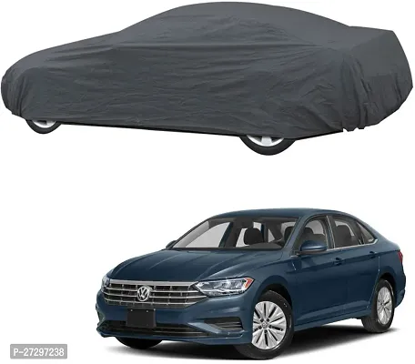 Autoretail Car Cover For Volkswagen Jetta (Without Mirror Pockets) (Grey)