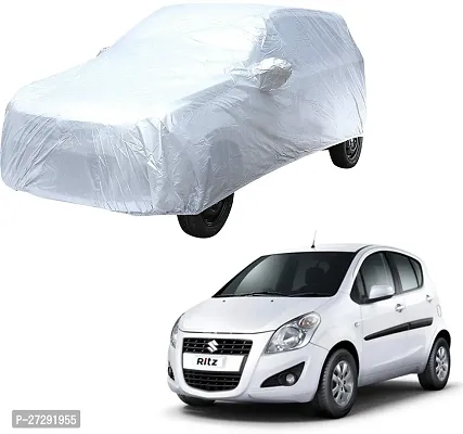 Classic Car Cover For Maruti Suzuki Ritz ,With Mirror Pockets ,Silver