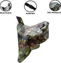 Waterproof Two Wheeler Cover For Hero (Glamour Fi, Multicolor)-thumb2