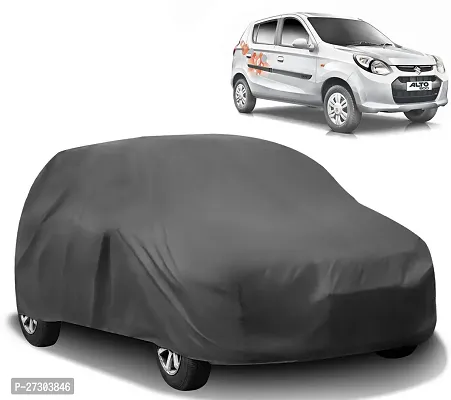 Hms Car Cover For Maruti Alto 800 (Without Mirror Pockets) (Grey)