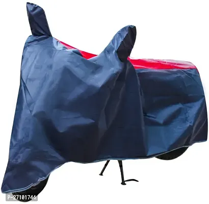 Designer Two Wheeler Cover For Hero-Passion Xpro, Blue, Red-thumb0