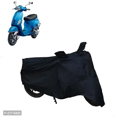 Designer Two Wheeler Cover For Piaggio (Black)-thumb0