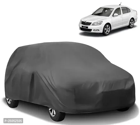 Autoretail Car Cover For Skoda Laura (Without Mirror Pockets) (Grey)