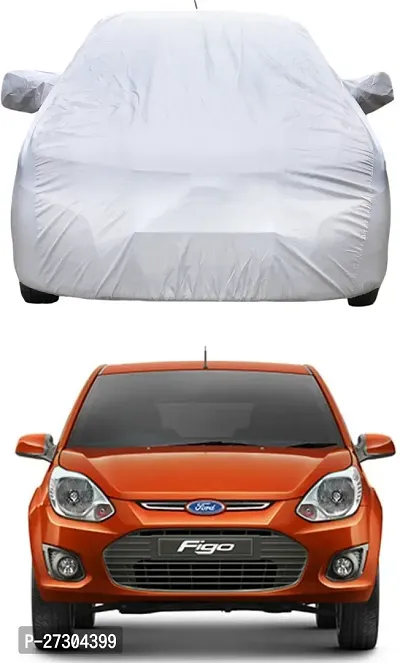 Classic Car Cover For Ford Figo Without Mirror Pockets-thumb0