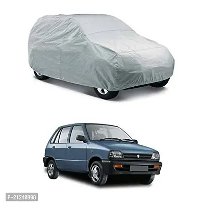 Best Sellling Dustproof Car Body Cover for Maruti Suzuki 800 Without mirror pocket-thumb0