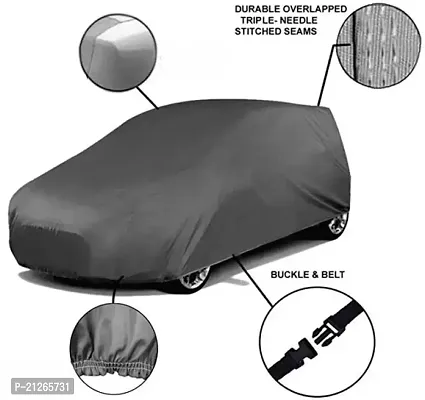 Ultra Surface Body Protection Car Cover for Maruti Suzuki 800 (Grey )-thumb0