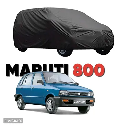 New Best Selling Dustproof Car Body Cover for Maruti Suzuki 800 Without mirror pocket (grey